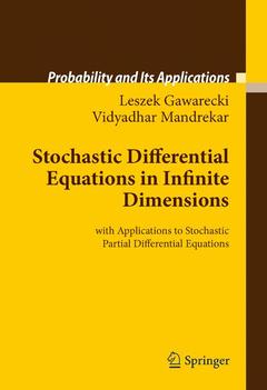 Couverture de l’ouvrage Stochastic Differential Equations in Infinite Dimensions