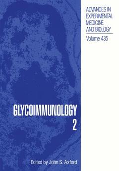 Couverture de l’ouvrage Glycoimmunology 2