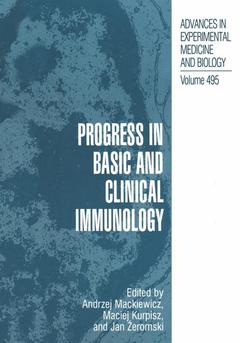 Couverture de l’ouvrage Progress in Basic and Clinical Immunology