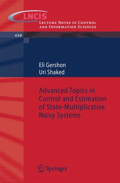 Couverture de l’ouvrage Advanced Topics in Control and Estimation of State-Multiplicative Noisy Systems