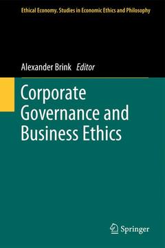Couverture de l’ouvrage Corporate Governance and Business Ethics