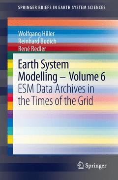 Couverture de l’ouvrage Earth System Modelling - Volume 6