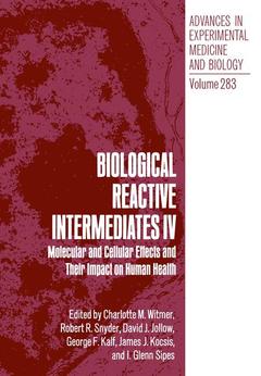 Couverture de l’ouvrage Biological Reactive Intermediates IV