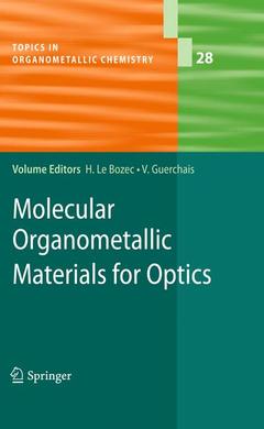 Couverture de l’ouvrage Molecular Organometallic Materials for Optics
