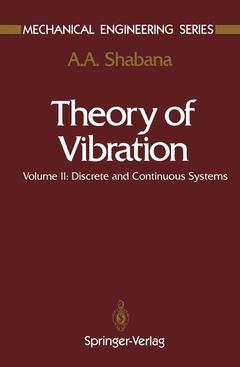 Couverture de l’ouvrage Theory of Vibration