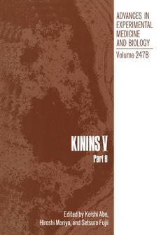 Couverture de l’ouvrage Kinins V