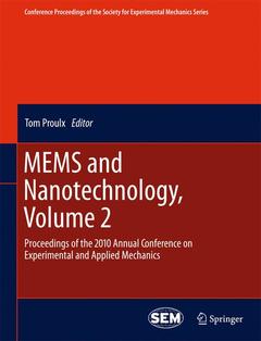 Couverture de l’ouvrage MEMS and Nanotechnology, Volume 2