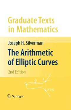 Couverture de l’ouvrage The Arithmetic of Elliptic Curves
