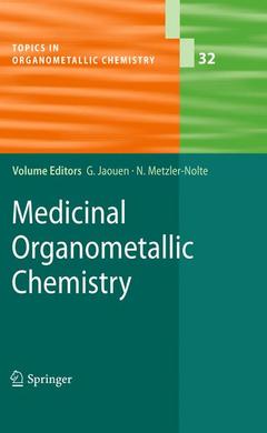 Couverture de l’ouvrage Medicinal Organometallic Chemistry