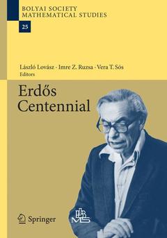 Couverture de l’ouvrage Erdös Centennial