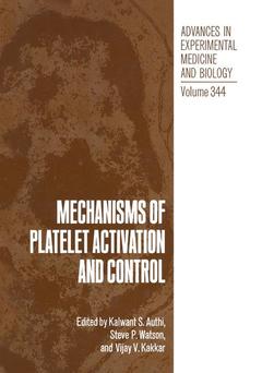 Couverture de l’ouvrage Mechanisms of Platelet Activation and Control