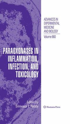 Couverture de l’ouvrage Paraoxonases in Inflammation, Infection, and Toxicology