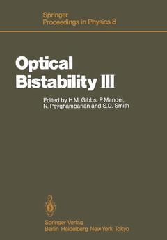 Couverture de l’ouvrage Optical Bistability III