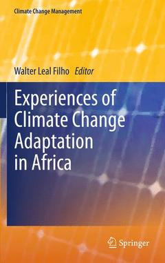 Couverture de l’ouvrage Experiences of Climate Change Adaptation in Africa