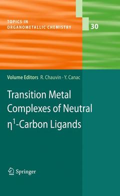 Couverture de l’ouvrage Transition Metal Complexes of Neutral eta1-Carbon Ligands
