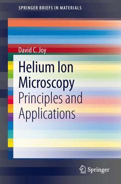 Couverture de l’ouvrage Helium Ion Microscopy