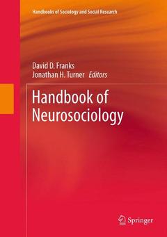Couverture de l’ouvrage Handbook of Neurosociology