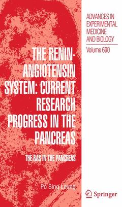 Couverture de l’ouvrage The Renin-Angiotensin System: Current Research Progress in The Pancreas
