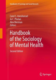 Cover of the book Handbook of the Sociology of Mental Health