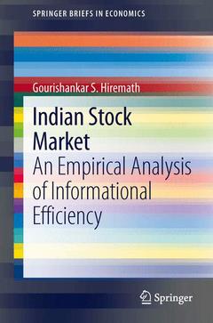 Couverture de l’ouvrage Indian Stock Market