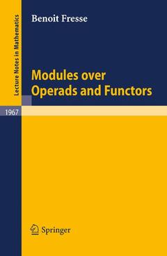 Couverture de l’ouvrage Modules over Operads and Functors
