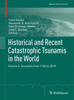 Couverture de l’ouvrage Historical and Recent Catastrophic Tsunamis in the World