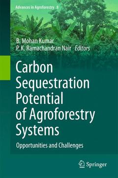 Cover of the book Carbon Sequestration Potential of Agroforestry Systems
