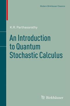 Couverture de l’ouvrage An Introduction to Quantum Stochastic Calculus