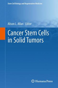 Couverture de l’ouvrage Cancer Stem Cells in Solid Tumors
