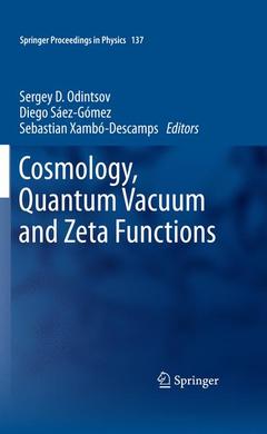 Couverture de l’ouvrage Cosmology, Quantum Vacuum and Zeta Functions