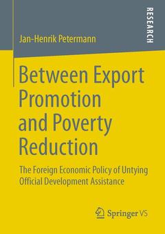 Couverture de l’ouvrage Between Export Promotion and Poverty Reduction