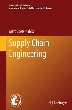 Couverture de l’ouvrage Supply Chain Engineering