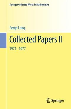 Couverture de l’ouvrage Collected Papers II