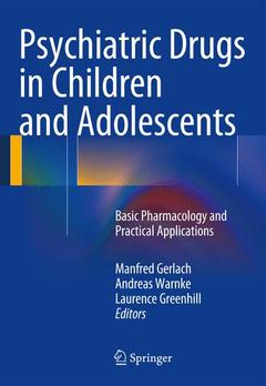 Couverture de l’ouvrage Psychiatric Drugs in Children and Adolescents