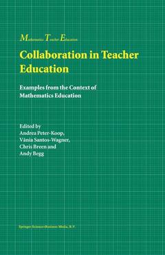 Couverture de l’ouvrage Collaboration in Teacher Education