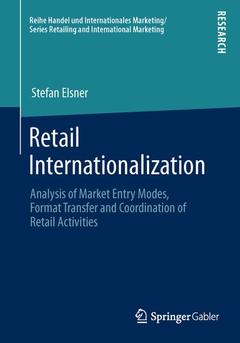 Cover of the book Retail Internationalization
