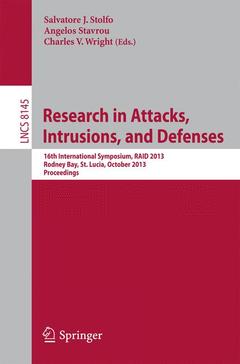 Couverture de l’ouvrage Research in Attacks, Intrusions, and Defenses