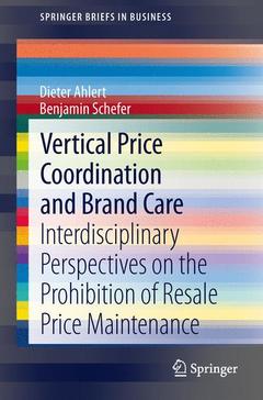 Couverture de l’ouvrage Vertical Price Coordination and Brand Care