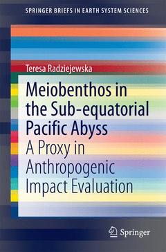 Couverture de l’ouvrage Meiobenthos in the Sub-equatorial Pacific Abyss