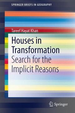Couverture de l’ouvrage Houses in Transformation