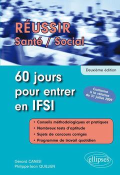 Cover of the book 60 jours pour entrer en IFSI - 2e édition