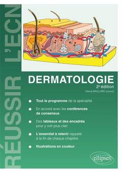 Couverture de l’ouvrage Dermatologie - 2e édition