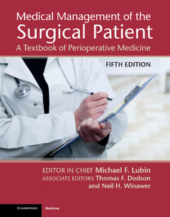 Couverture de l’ouvrage Medical Management of the Surgical Patient