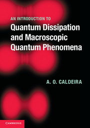 Couverture de l’ouvrage An Introduction to Macroscopic Quantum Phenomena and Quantum Dissipation
