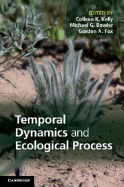 Couverture de l’ouvrage Temporal Dynamics and Ecological Process