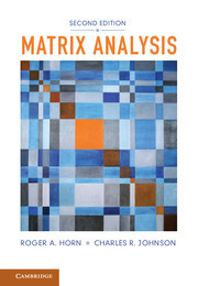 Couverture de l’ouvrage Matrix Analysis