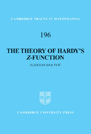 Couverture de l’ouvrage The Theory of Hardy's Z-Function