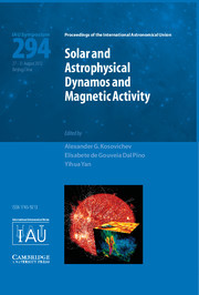 Cover of the book Solar and Astrophysical Dynamos and Magnetic Activity (IAU S294)