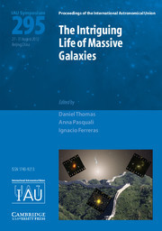 Couverture de l’ouvrage The Intriguing Life of Massive Galaxies (IAU S295)