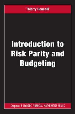 Couverture de l’ouvrage Introduction to Risk Parity and Budgeting